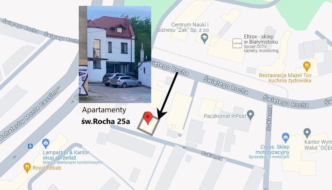 Apartamenty Sw.Rocha Białystok Kültér fotó